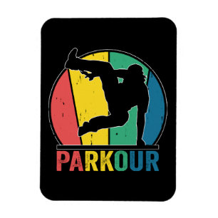 Magnet Flexible Parkour Free Running Training Traceur Retro