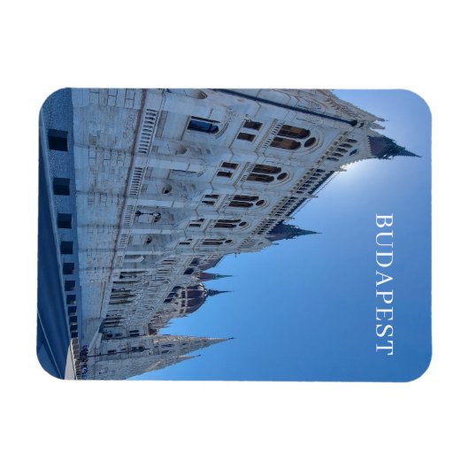 Magnet Flexible Parlement de Budapest Bâtiment vue rapprochée aima (Horizontal)