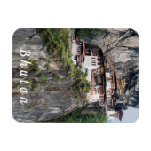 Magnet Flexible Paro Taktsang : Le monastère du nid de tigre - Bho (Horizontal)