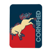 Magnet Flexible Parodie de licorne cornifiée (Vertical)