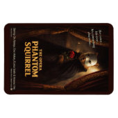 Magnet Flexible Parodie de l'Opéra Fantôme Écureuil (Horizontal)