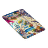 Magnet Flexible Paros Grèce Îles Travel (Côté Droit)