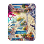 Magnet Flexible Paros Grèce Îles Travel (Vertical)