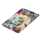 Magnet Flexible Paros Grèce Îles Travel (Côté Gauche)
