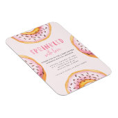 Magnet Flexible Parsemé de baby shower de beignes d'amour (Côté Droit)