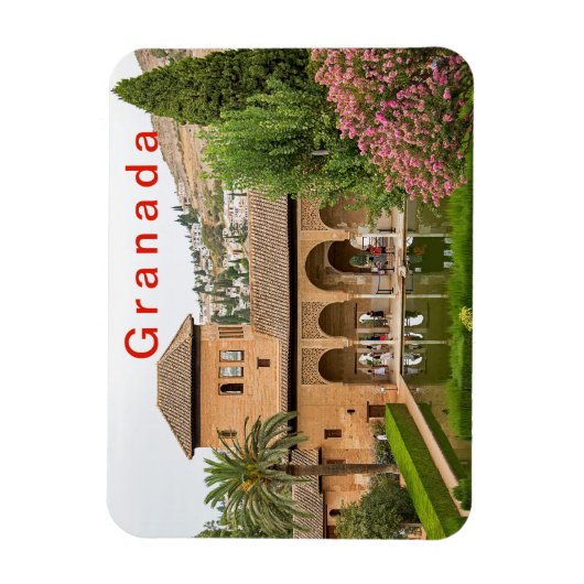 Magnet Flexible Parthal - fragment de l'Alhambra. (Vertical)