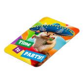 Magnet Flexible Parti Chipmunk En Sombrero (Côté Gauche)
