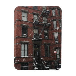 Magnet Flexible Partie supérieure ouest Browstone Fire Escape NYC 