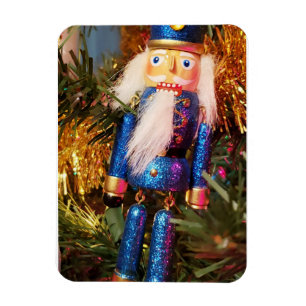 Magnet Flexible Parties scintillant bleue Noisette soldat ornement