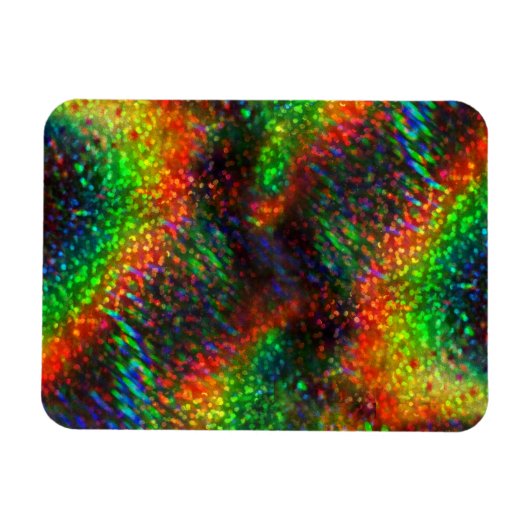 Magnet Flexible Parties scintillant brillante holographique brilla (Horizontal)