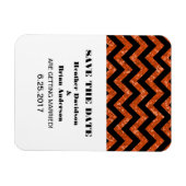 Magnet Flexible Parties scintillant Chevron Enregistrer l'aimant d (Horizontal)