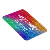 Magnet Flexible Parties scintillant dégradante arc-en-ciel née à l (Côté Droit)
