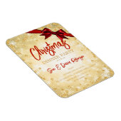 Magnet Flexible Parties scintillant Diamant Or Invitation Ruban Ro (Côté Droit)