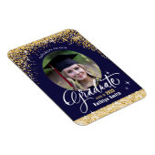 Magnet Flexible Parties scintillant d'or élégant Sparkling Graduat (Côté Droit)