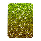 Magnet Flexible Parties scintillant en or vert clair chatoyantes (Vertical)
