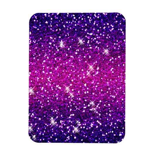 Magnet Flexible Parties scintillant Étincelles Purple Pink Texture (Vertical)