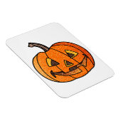 Magnet Flexible Parties scintillant Jack O'Lantern (Côté Droit)