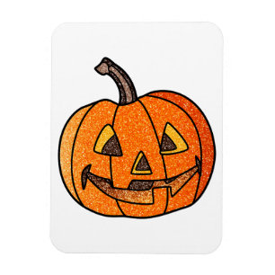 Magnet Flexible Parties scintillant Jack O'Lantern