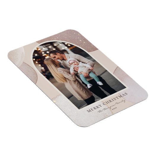 Magnet Flexible Parties scintillant moderne Blush Formes Joyeux No (Côté Droit)