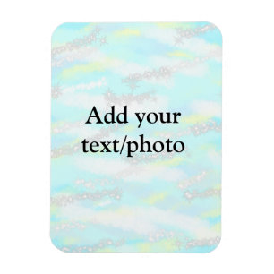 Magnet Flexible Parties scintillant pastel simple coloré ajouter v