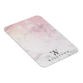 Magnet Flexible Parties scintillant rose en marbre personnalisée (Côté Droit)