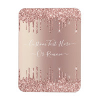 Parties scintillant rose Gold Blush Éclats Texte p