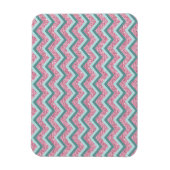 Magnet Flexible Parties scintillant rose Motif ZigZag (Vertical)