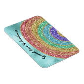 Magnet Flexible Parties scintillant Sparkle Gold Rainbow (Côté Droit)