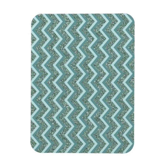 Magnet Flexible Parties scintillant turquoise (Vertical)