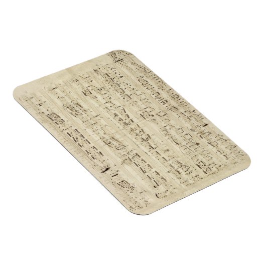 Magnet Flexible Partition sur parchemin manuscrite en encre (Côté Droit)