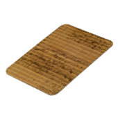 Magnet Flexible Partition vintage de Johann Sebastian Bach (Côté Gauche)