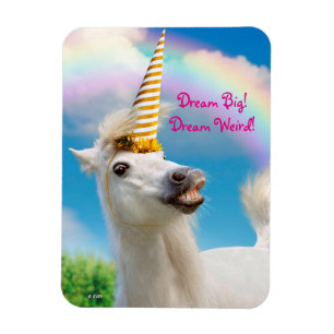 Magnet Flexible Party Unicorn Horse And Rainbow