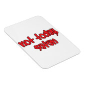 Magnet Flexible Pas aujourd'hui Satan (Côté Droit)