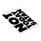 Magnet Flexible Pas aujourd'hui Satan (Côté Droit)