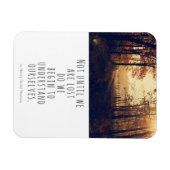 Magnet Flexible Pas Avant D'Être Perdus Citation Thoreau (Horizontal)