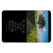 Magnet Flexible Pas avant que nous soyons perdus Thoreau en noir (Horizontal)