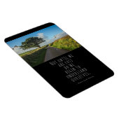 Magnet Flexible Pas avant que nous soyons perdus Thoreau en noir (Côté Droit)