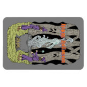 Magnet Flexible Pas ce qu'ils s'attendaient Joyeux Aimant Hallowee (Horizontal)