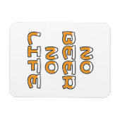 MAGNET FLEXIBLE PAS DE BIÈRE PAS DE VIE (Horizontal)