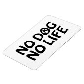 MAGNET FLEXIBLE PAS DE CHIEN PAS DE VIE (Côté Gauche)