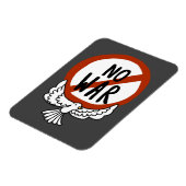 Magnet Flexible Pas de guerre avec la colombe (Côté Gauche)