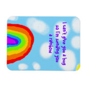 Magnet Flexible Pas De Maigre Enceinte Qui Vous Envoie Un Arc En C (Horizontal)