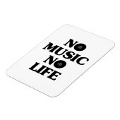 MAGNET FLEXIBLE PAS DE MUSIQUE PAS DE VIE (Côté Gauche)