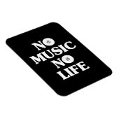 MAGNET FLEXIBLE PAS DE MUSIQUE PAS DE VIE (Côté Droit)