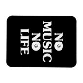 MAGNET FLEXIBLE PAS DE MUSIQUE PAS DE VIE (Horizontal)