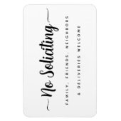 Magnet Flexible Pas de panneau de sollicitation, Livraison Porte d (Vertical)