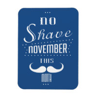 Pas de rasage Novembre Drôle Design de texte
