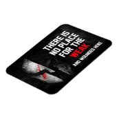 Magnet Flexible Pas d'endroit pour les faibles et les blessés ici (Côté Gauche)