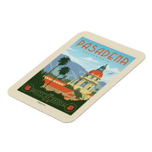 Magnet Flexible Pasadena, CA (Côté Gauche)