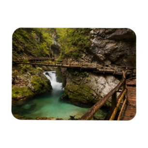 Magnet Flexible Passage couvert en bois par le canyon de gorge de